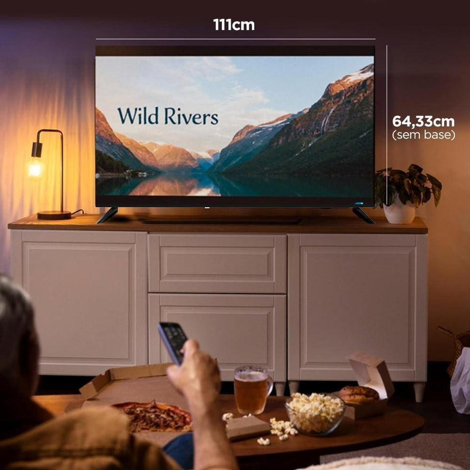 Smart TV QLED Multilaser 50" 4K Roku TL059M