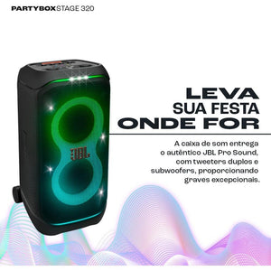 Caixa De Som Jbl Partybox Spkrstage 320 Preta