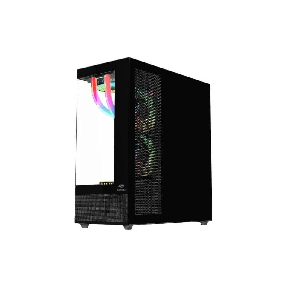 Gabinete Gamer C3Tech Aquarius MT-G850BK Sem Fonte