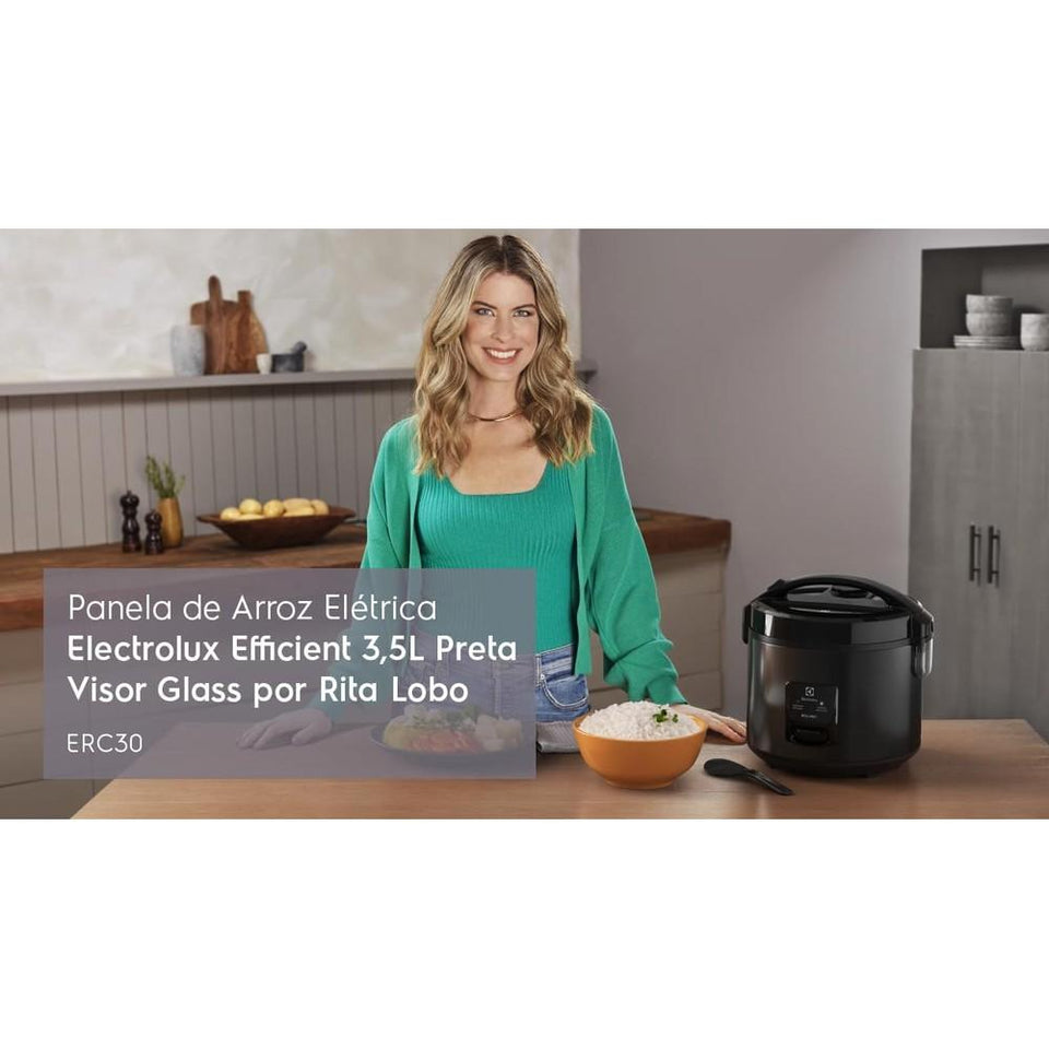 Panela Eletrica Electrolux 3,5L Erc30 220V Preto