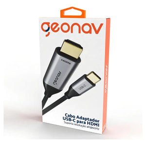 Cabo Usb-C Para Hdmi 4K@60Hz 1,8M Geonav