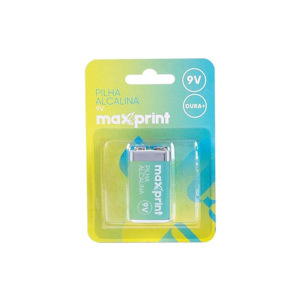 Pilha Bateria Alcalina 9V Maxprint c/ 1 Unidade