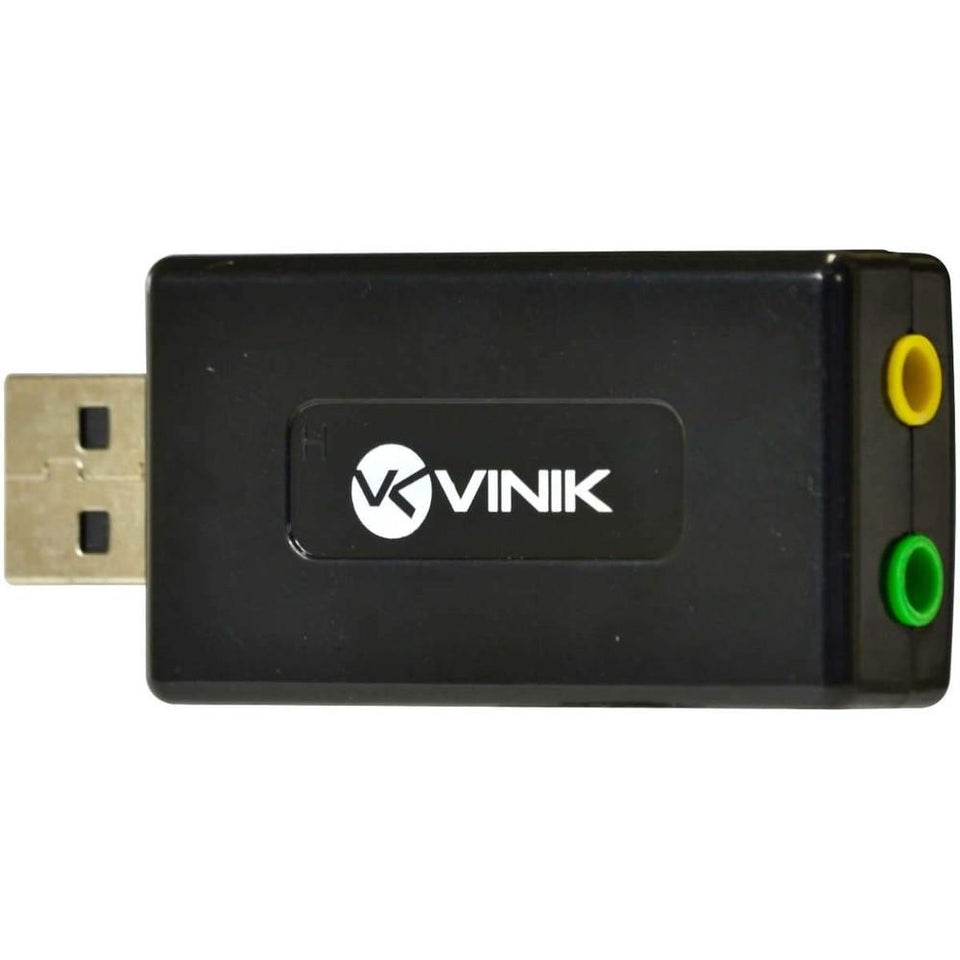 Adaptador Placa de Som USB 7.1 Virtual Vinik