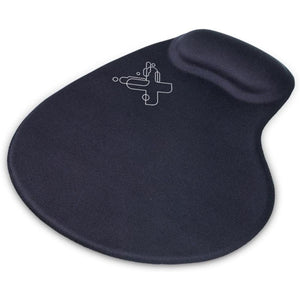 Mouse Pad Maxprint Com Apoio De Pulso Em Gel Preto
