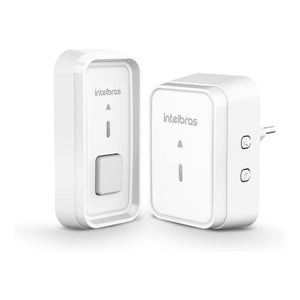 Campainha Sem Fio Com Bateria Cib 101 Intelbras Branca