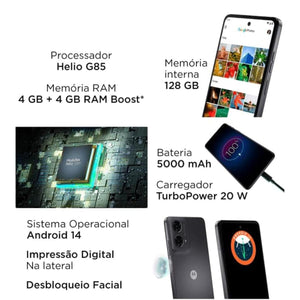 Celular Motorola Xt2421 128Gb Grafite Vt