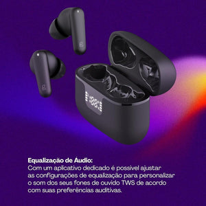 Fone De Ouvido Geonav Tws Harmonywave Aer15 Preto