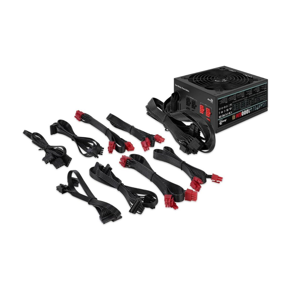Fonte Atx Aerocool Kcas Plus 1000W Sem Cabo