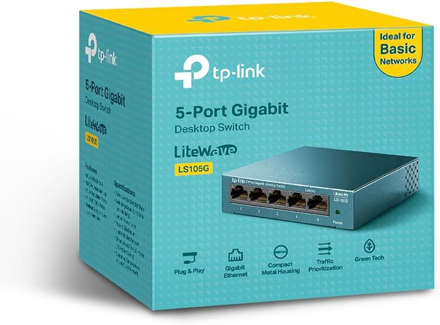 Switch De Mesa 5P Giga 10/100/1000 Ls105G Tp-Link