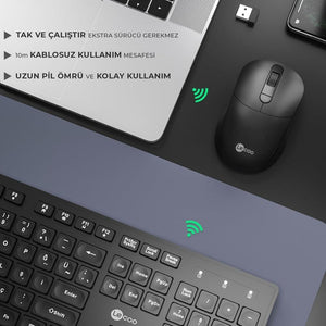 Kit Tecl+Mouse S/Fio Kw201 Lecoo