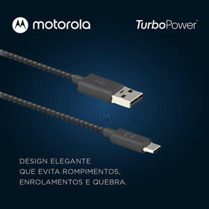 Cabo USB-A para USB-C 1.5 Metros com Malha