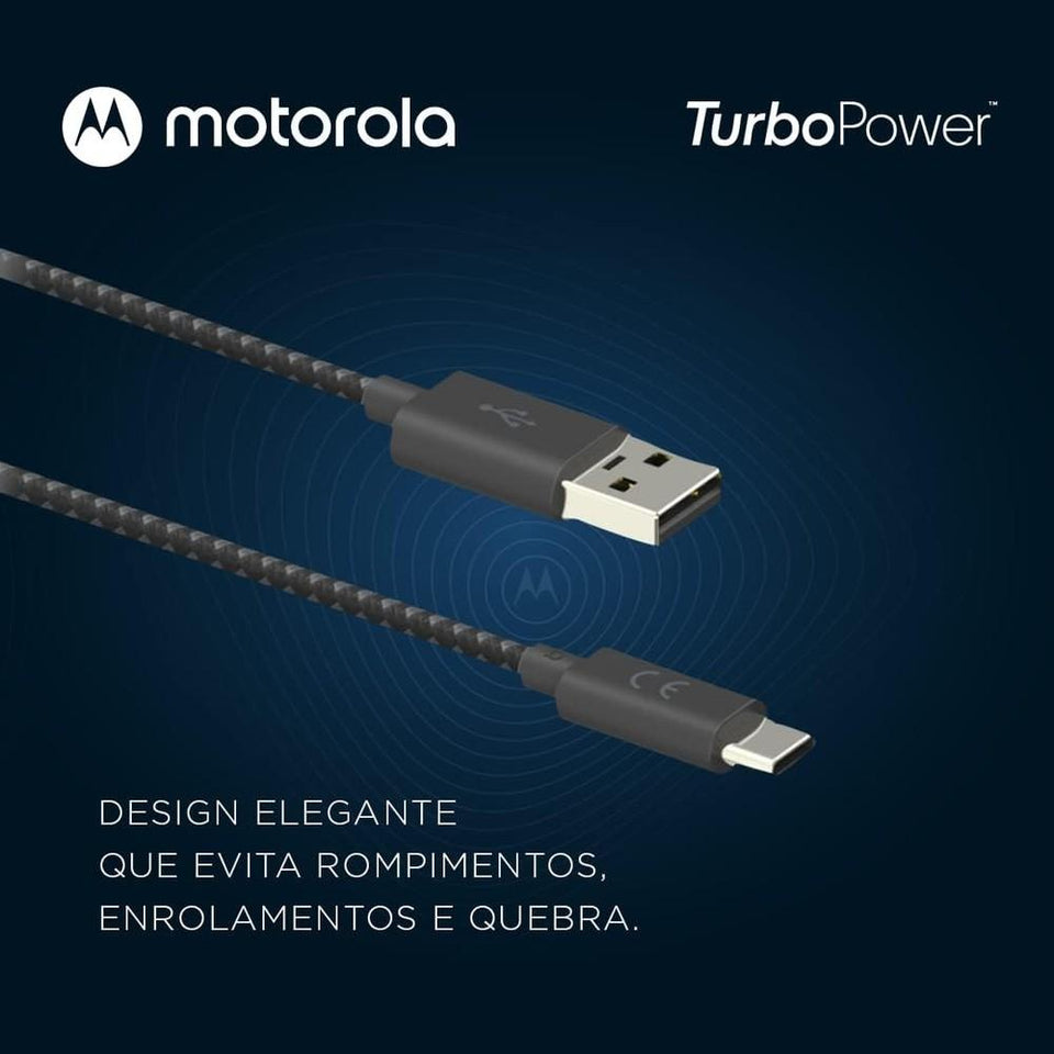 Cabo USB-A para USB-C 1.5 Metros com Malha