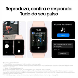 Smartwatch Relógio Samsung Galaxy Fit3 Display 1.6 Rosé