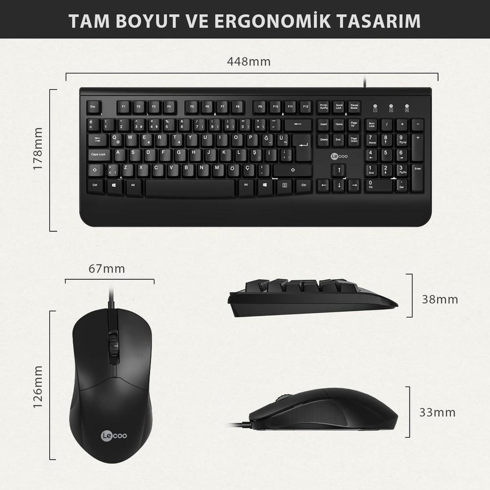Kit Tecl+Mouse Usb Cm105 Lecoo