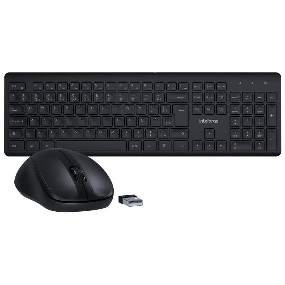 Kit Teclado E Mouse S/ Fio Csi 50 Intelbras
