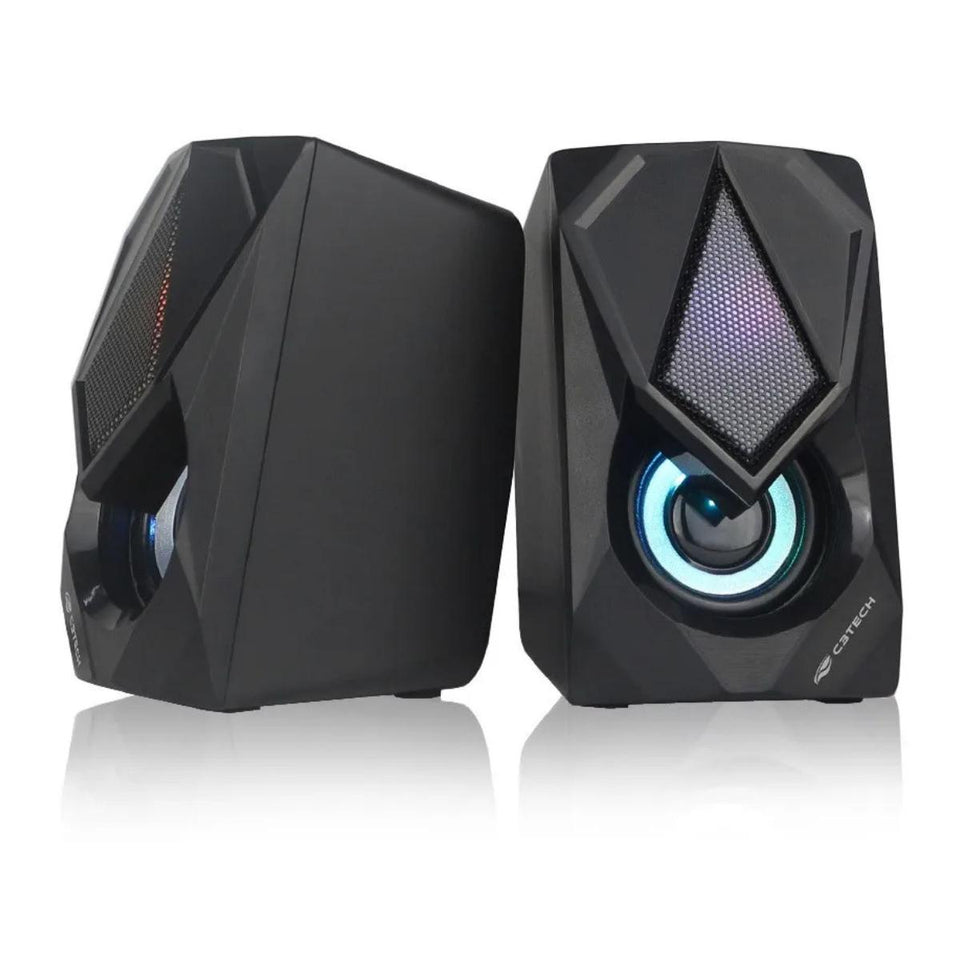 Caixa de Som p/ PC 2.0 C3Tech SP-L60 com LED P2