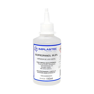 Álcool Isopropílico Implastec 110ml para Limpeza