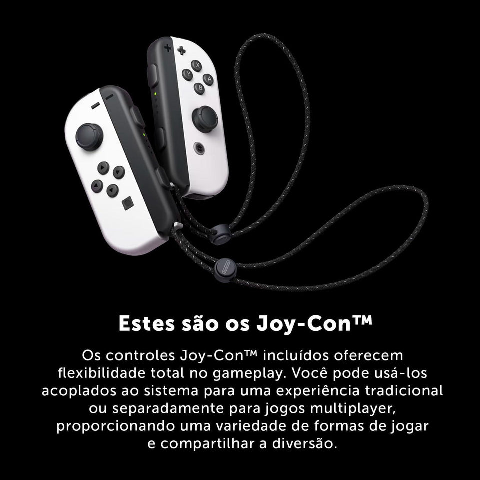 Nintendo Switch Oled Com Mk8 Sys 64Gb Mario Kart 8