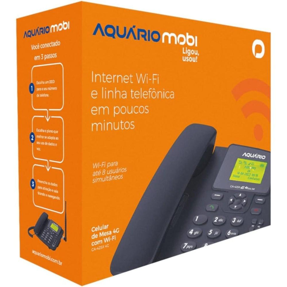 Celular de Mesa Aquário 4G Dual Chip CA-42SX4G