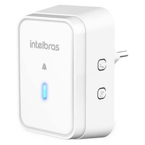 Campainha Sem Fio Com Bateria Cib 101 Intelbras Branca