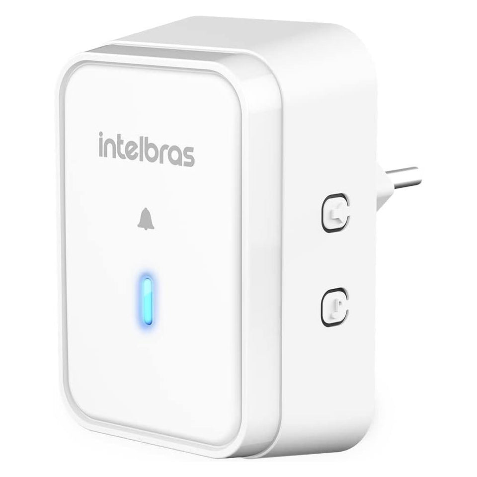 Campainha Sem Fio Com Bateria Cib 101 Intelbras Branca