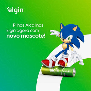 Pilha Alcalina AAA Elgin Blister c/ 16 Unidades
