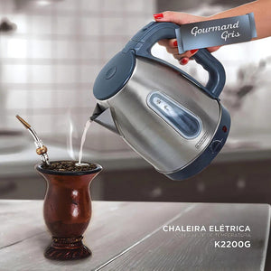 Chaleira 127V Black Decker K2200G-Br Inox