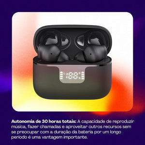 Fone De Ouvido Geonav Tws Harmonywave Aer15 Preto