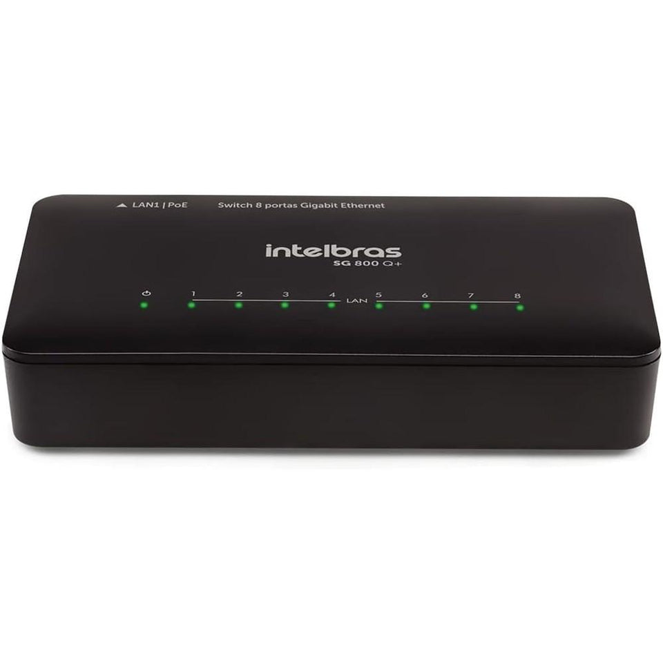 Switch Intelbras Sg 800 Q+ Ckd Switch 8 Portas Giga