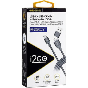 Cabo USB Nylon 2 Metros i2GO