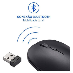 Mouse Sem Fio Multilaser Ms700 Mo331 Preto
