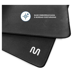 Mouse Pad Desk Pad Tapete Ac430 Multilaser Preto