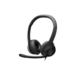 Headset Com Fio Usb Logitech H390 Preto