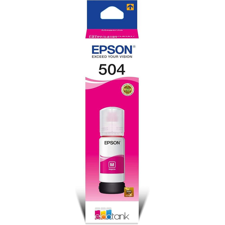Refil de Tinta Epson T504 Magenta Original