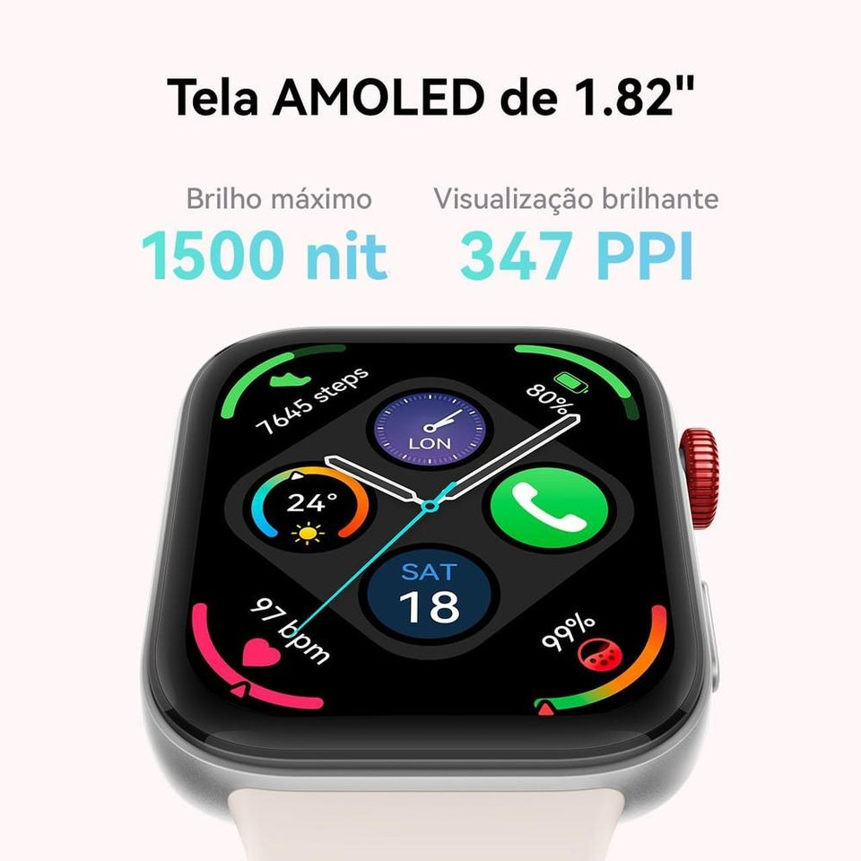 Smartwatch Huawei Watch Fit 3 Tela Amoled Preto