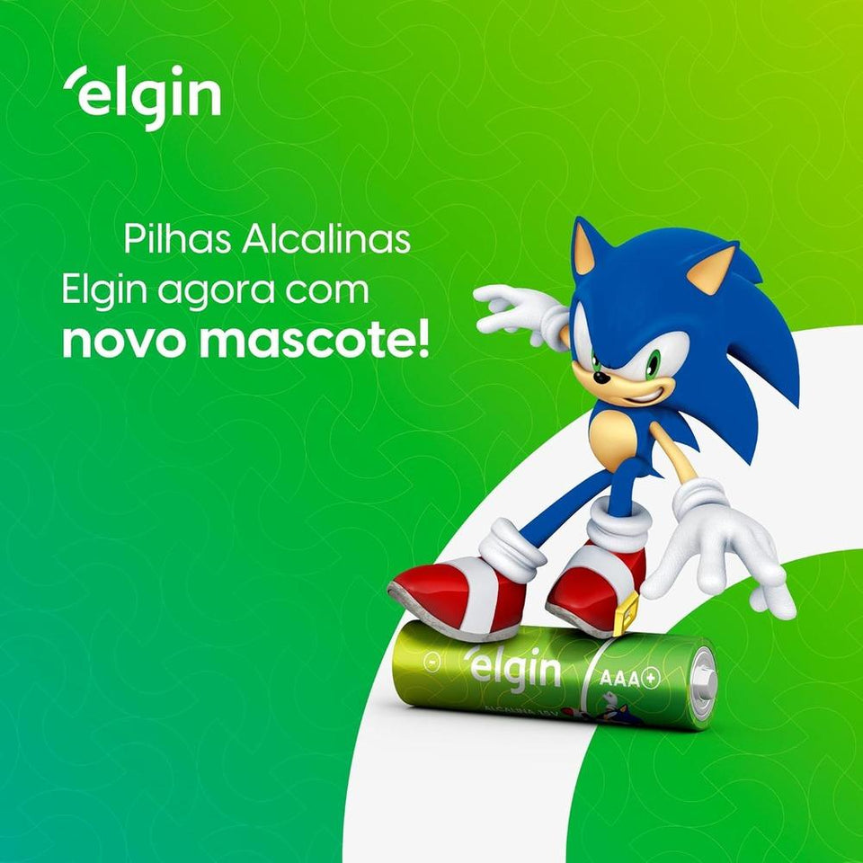 Pilha Alcalina AAA c/ 2 Unidades Elgin
