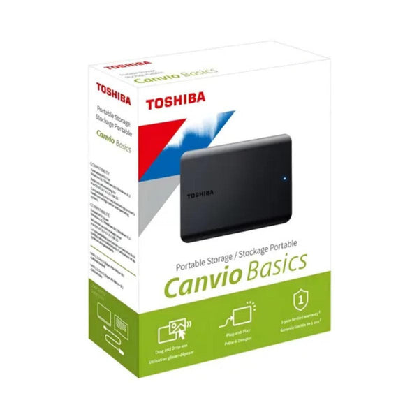 Hd Externo 2Tb Toshiba Canvio Basics Preto Hdtb520Xk3Aai