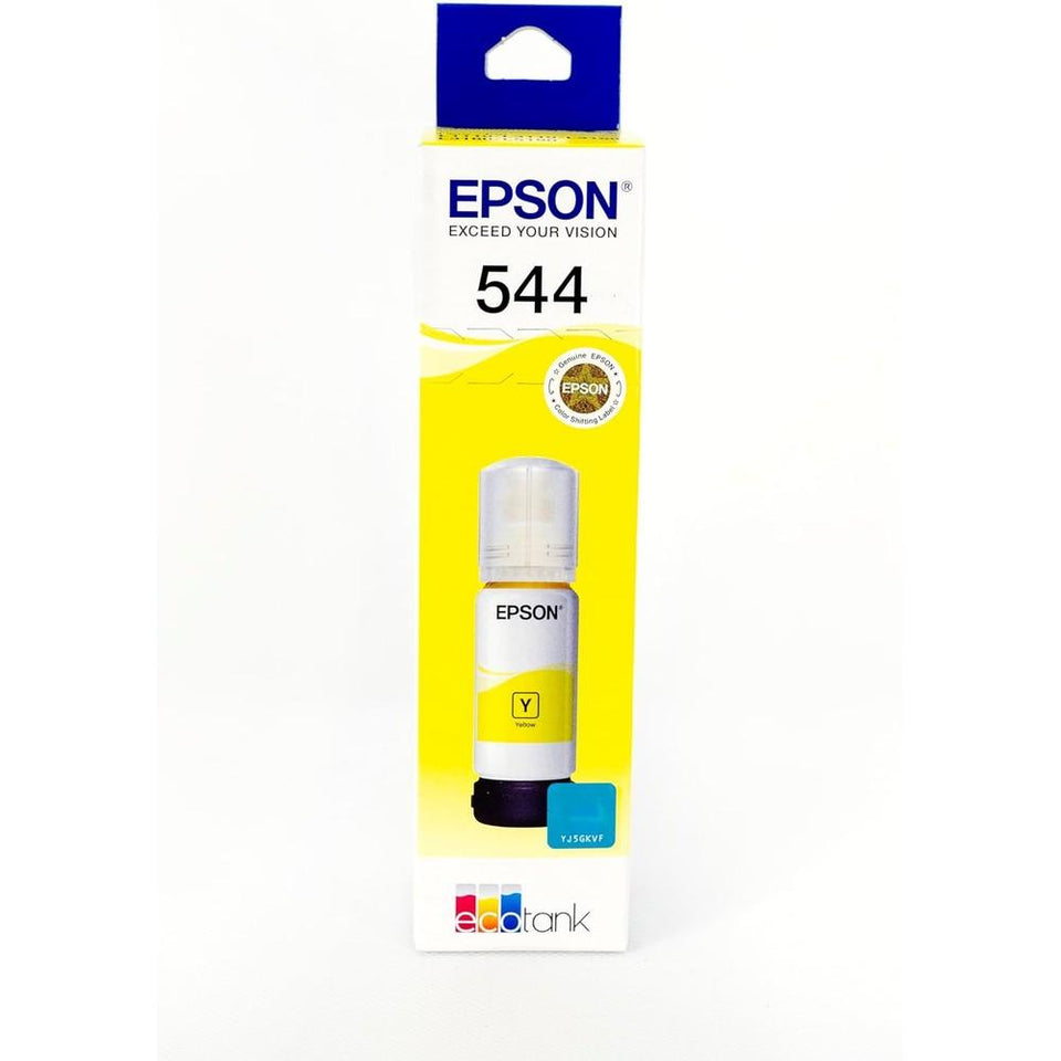 Refil de Tinta Epson T544 Amarelo Original