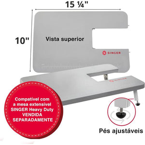 Maquina Costura Singer Pro 4423 127V Cinza