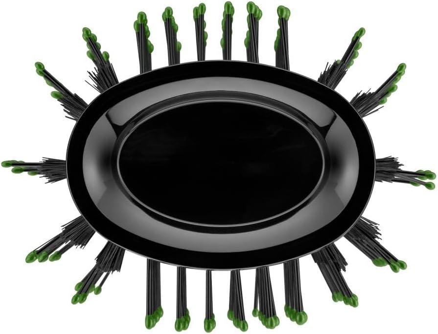 Escova Secadora Taiff Easy Oval 1200W Preto/Verde 220V