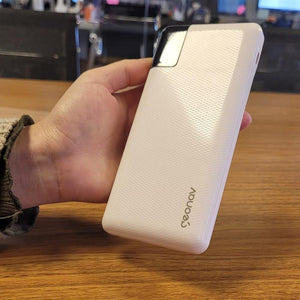 Carregador Portatil Universal 10.000Mah Branco Geonav Pb10Kwt