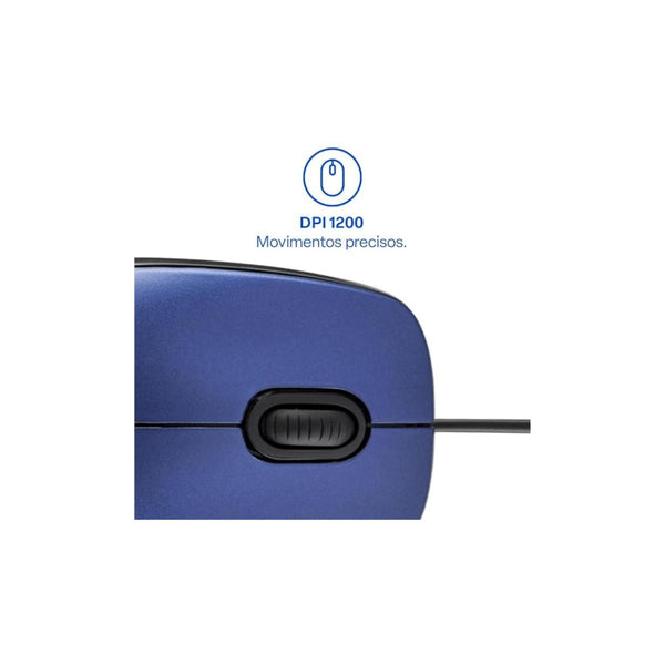 Mouse C Fio Mf400 Mo388 Multilaser Azul