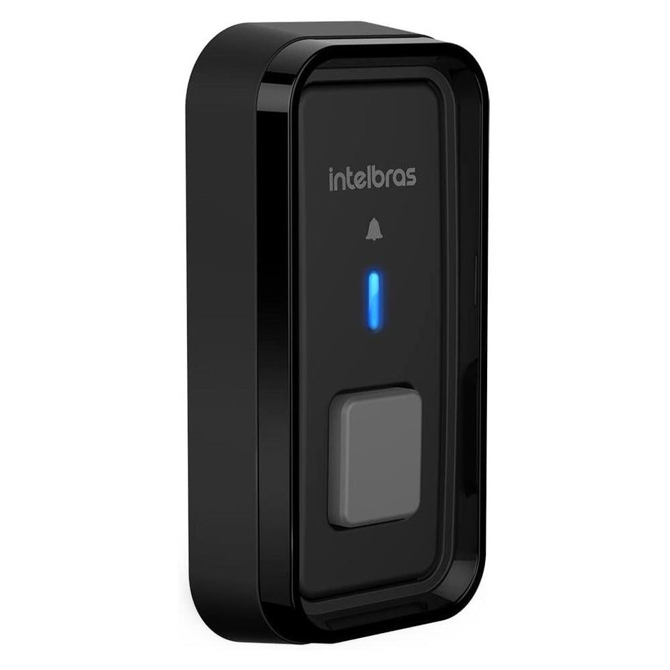 Campainha Sem Fio Com Bateria Cib 101 Intelbras Preta