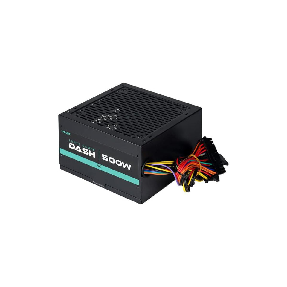 Fonte Gamer Vinik Dash 500W Preta VFG500WP