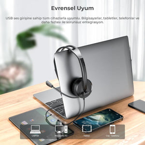 Headset Com Fio P3 Ht106 Preto Lecoo