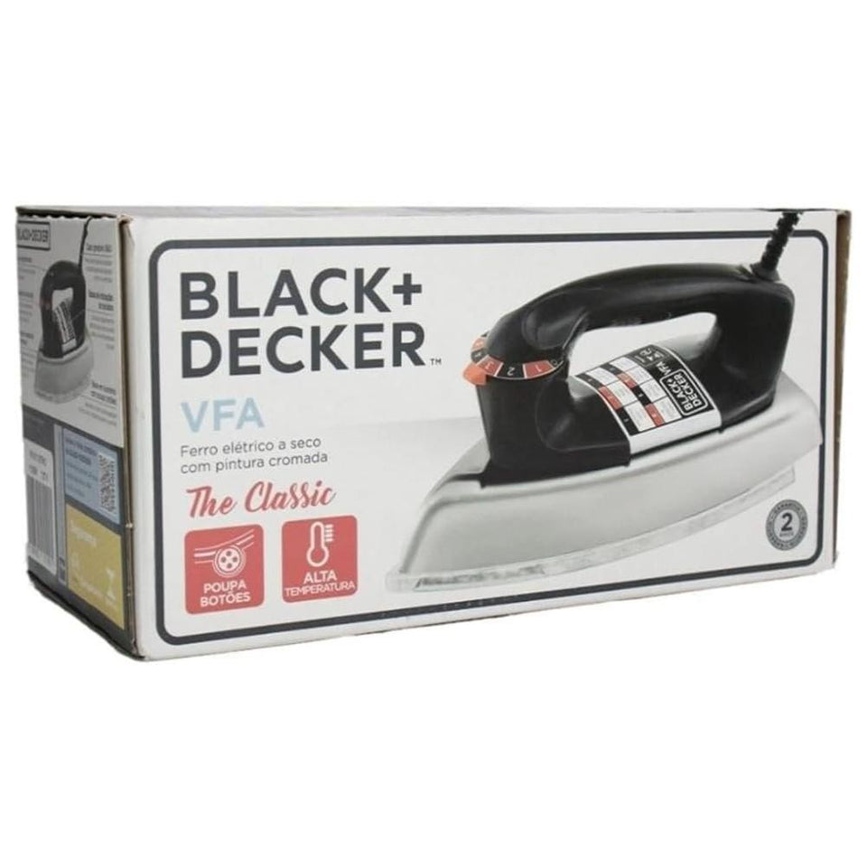 Ferro de Passar a Seco Black+Decker VFA1110XM6 220V