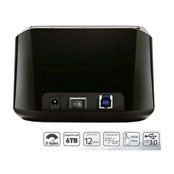 Dock Station Vinik USB 3.0 para HD/SSD Sata