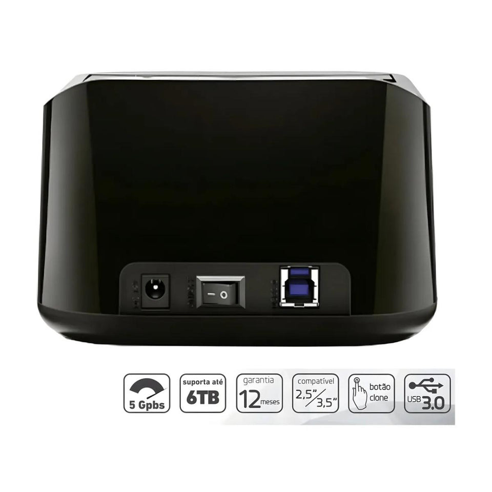 Dock Station Vinik USB 3.0 para HD/SSD Sata