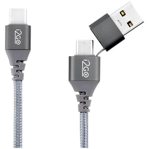 Cabo USB Nylon 2 Metros i2GO