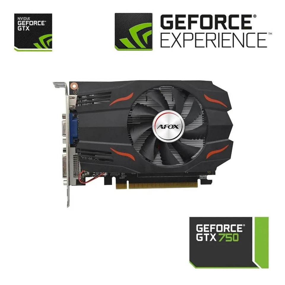 Placa de Vídeo Afox GeForce GTX 750 4GB GDDR5